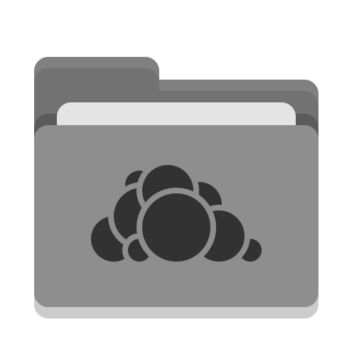 512x512 Folder, Grey, Owncloud Icon Free Of Papirus Places