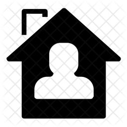 256x256 Home Owner Icon Of Glyph Style