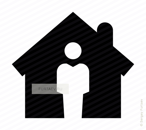 620x553 House Owner Vector Icon