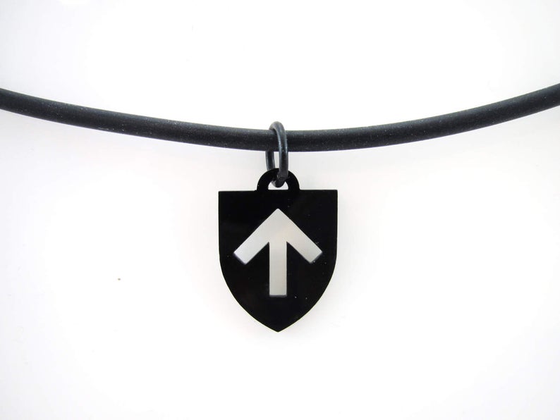 794x596 Black Acrylic Male Dominant Ownership Icon Pendant On Silicone Etsy