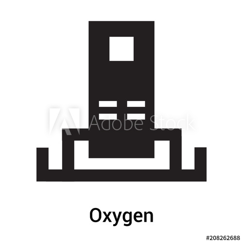 Oxygen Icon Vector Sign And Symbol Isolated On White Background 500x500 Oxygen Icon Vector Sign And Symbol Isolated On White Background