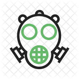 256x256 Oxygen Mask Icon Of Line Style