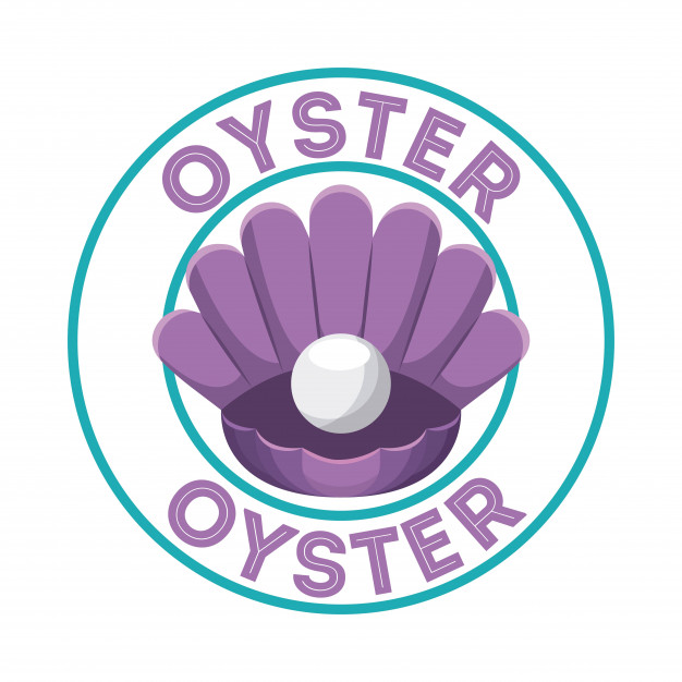 626x626 Purple Oyster Icon Sea Life Design Vector Graphic Vector