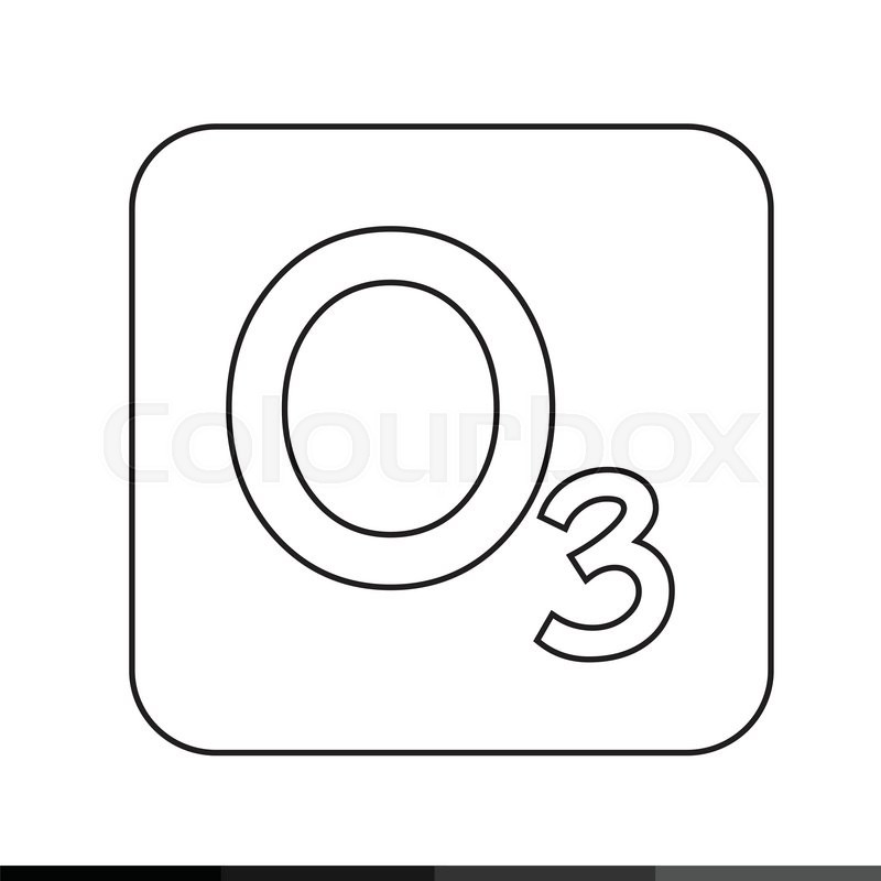 800x800 Ozone Icon Illustration Design Stock Vector Colourbox