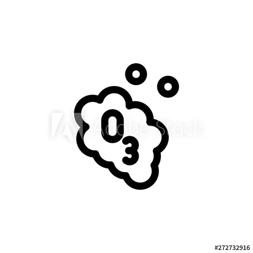 500x500 Ozone Icon Simple Thin Line, Outline Vector Of Laundry Icons