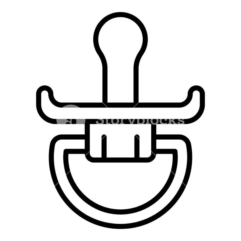 1000x1000 Toy Pacifier Icon Outline Toy Pacifier Icon For Web Design