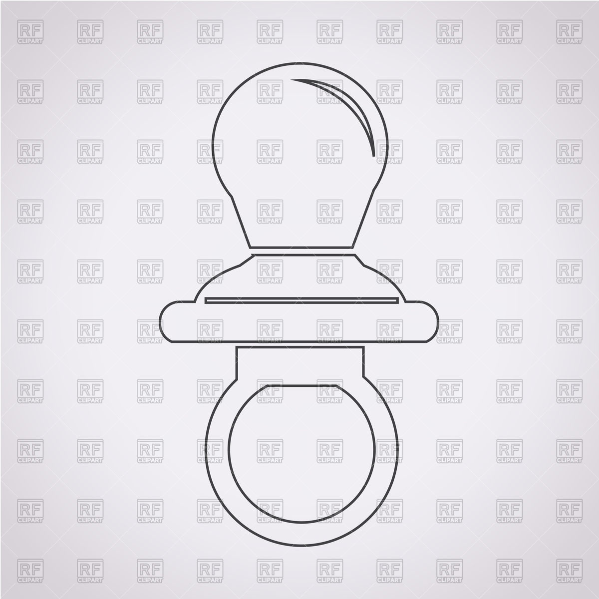 1200x1200 Baby Pacifier Icon Vector Image Of Icons And Emblems Tumdee