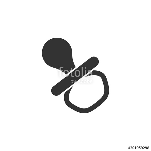 500x500 Baby Pacifier Icon Simple Element Illustration Baby Pacifier