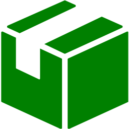 256x256 Green Package Icon