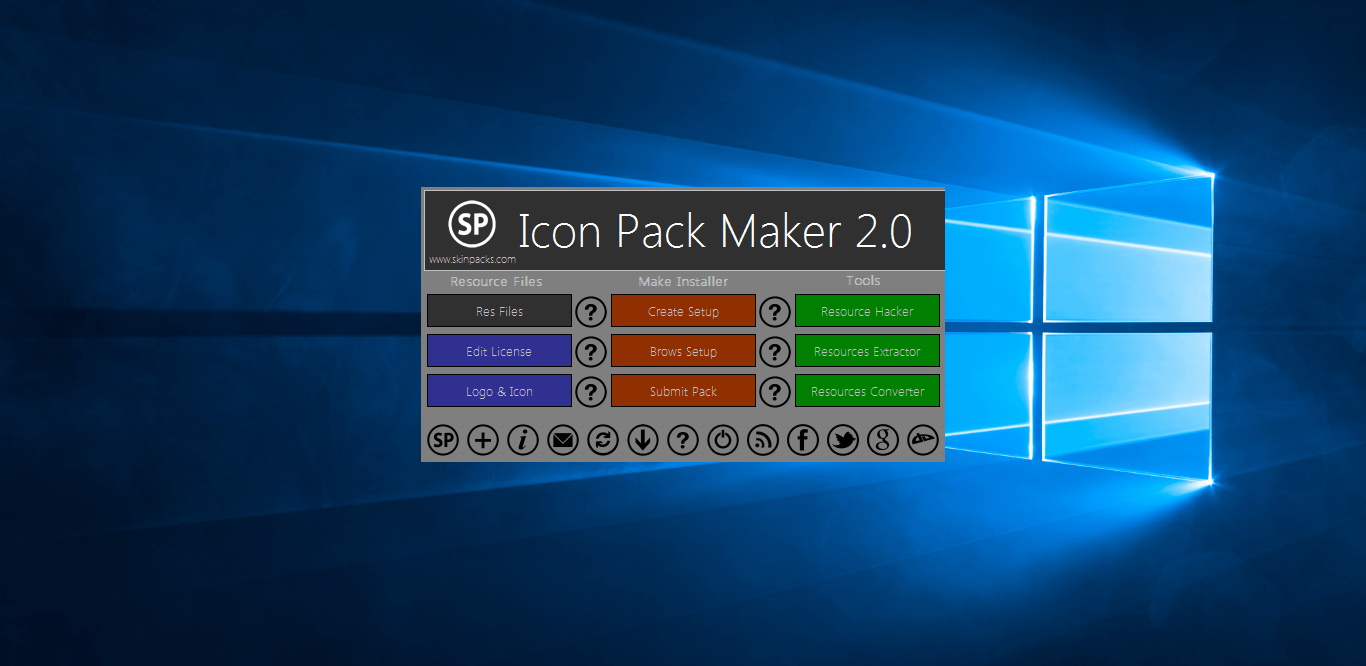1366x666 Iconpack Maker
