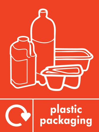 333x445 Plastic Packaging Signage