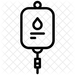 256x256 Blood Packet Icon Of Line Style