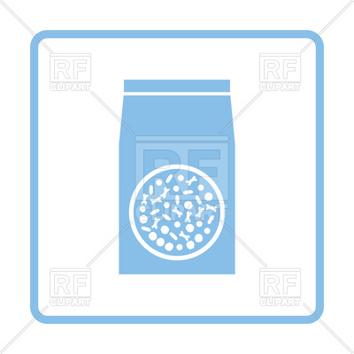 400x400 Packet Of Dog Food Icon Vector Image Of Signs, Symbols, Maps