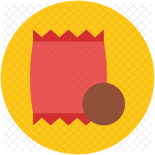 512x512 Cookies Packet Icon Of Flat Style
