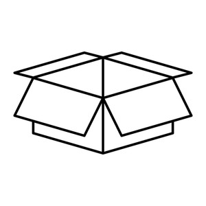 300x300 Carton Box Packing Icon Vector Illustration Design Royalty Free