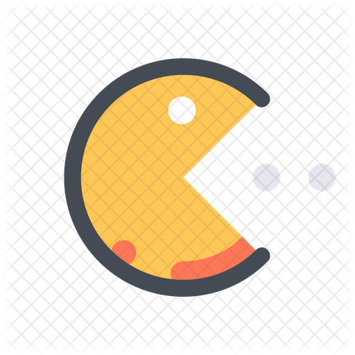 512x512 Pacman Icon Of Colored Outline Style