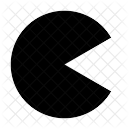 256x256 Pacman Icon Of Glyph Style