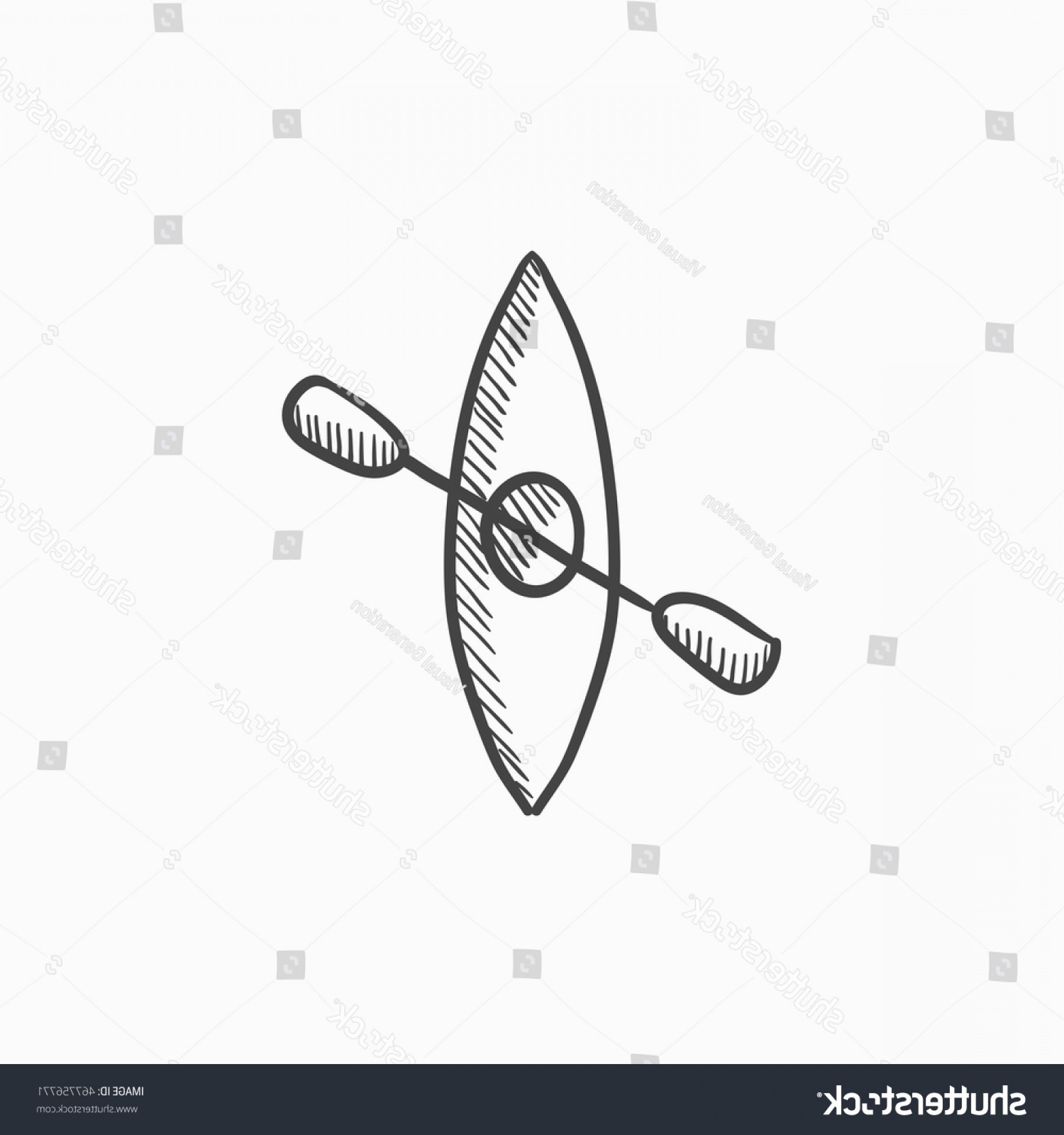 1800x1920 Kayak Paddle Vector Sketch Icon Isolated Soidergi