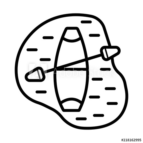 500x500 Boat With Paddle Icon