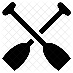 256x256 Paddle Icon Of Glyph Style