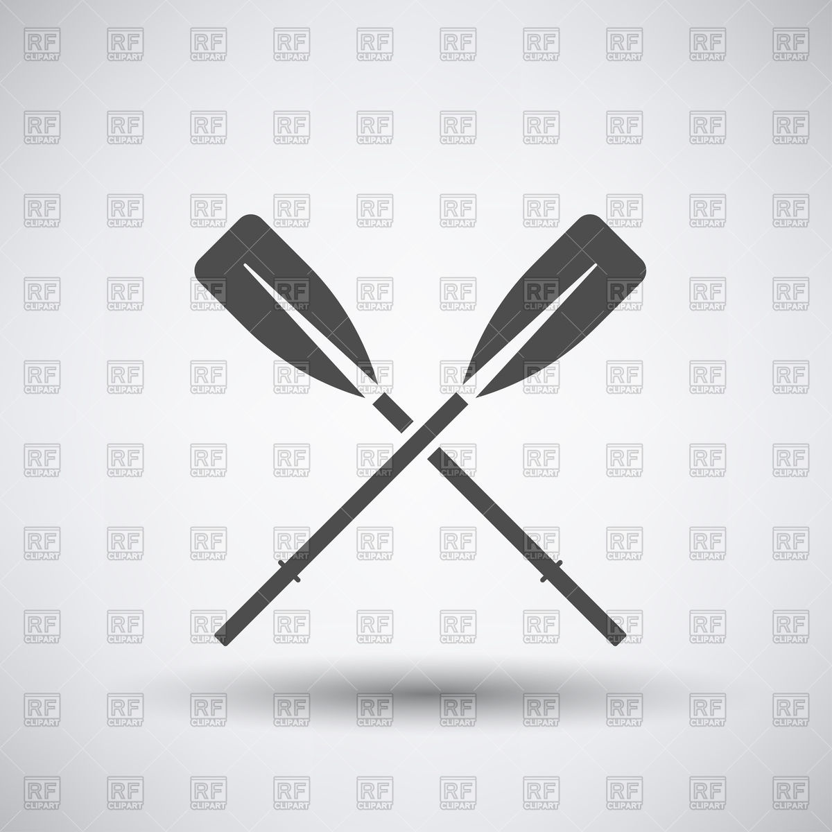 1200x1200 Crossed Paddles Icon Vector Image Of Icons And Emblems Angelp