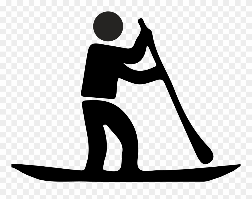 880x695 Stand Up Paddle Icon Clipart