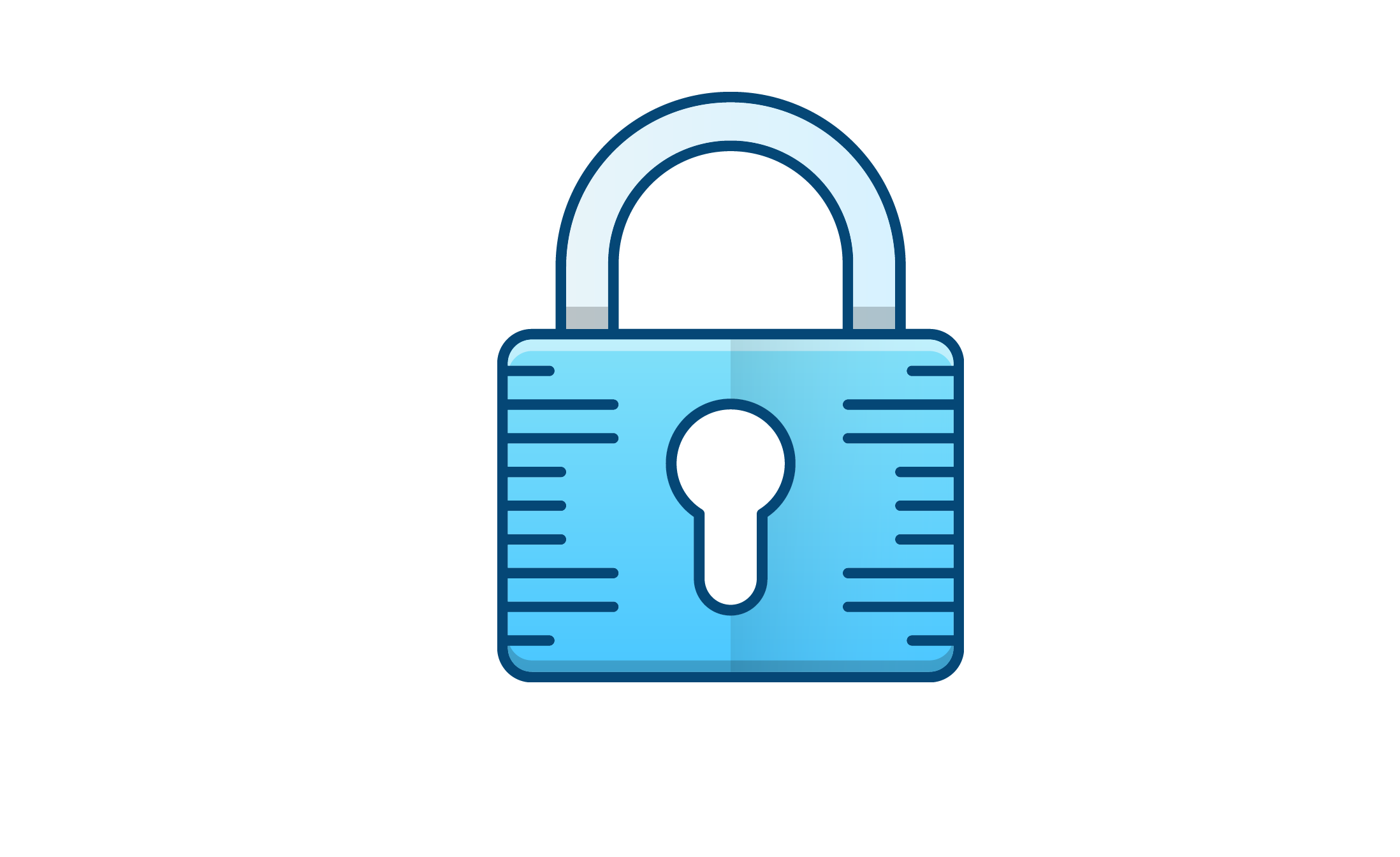 2196x1344 Security Padlock Icon Graphic