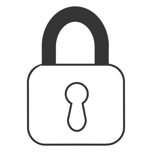 512x512 Simple Padlock Icon
