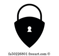 205x194 Free Art Print Of Vector Padlock Icon Locked And Unlocked Padlock