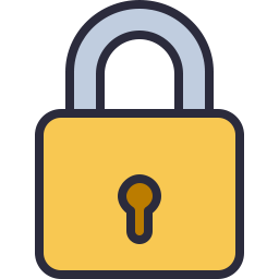 256x256 Lock Icon Outline Filled
