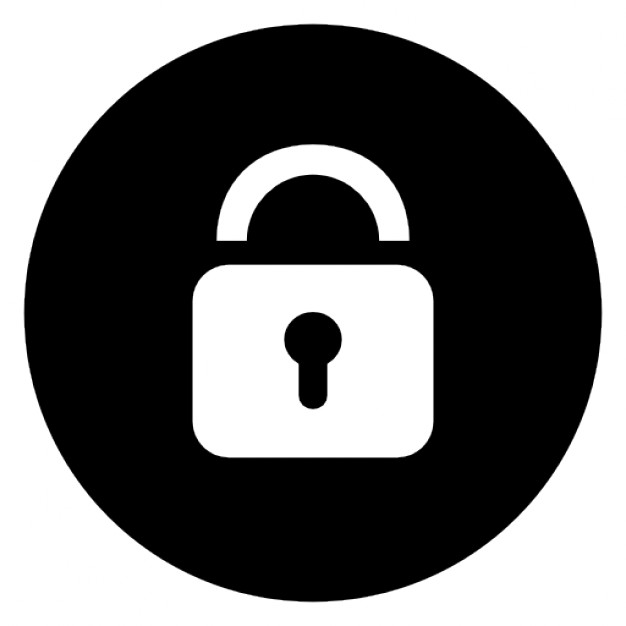 626x626 Lock In A Circle Icons Free Download