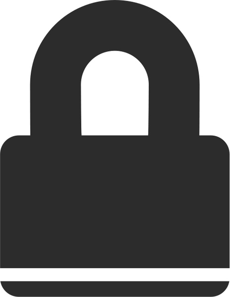 464x600 Padlock Icon Free Vector In Open Office Drawing