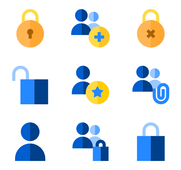 600x564 Padlock Icons