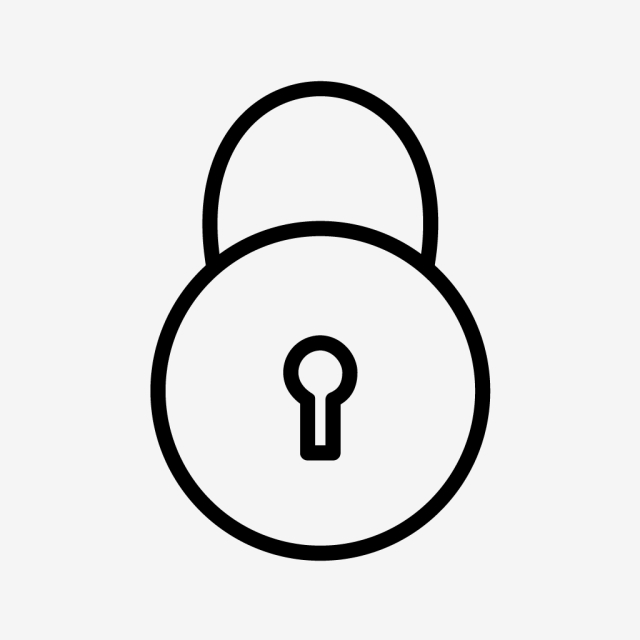 640x640 Vector Padlock Icon, Locked, Lock, Pad Lock Png And Vector