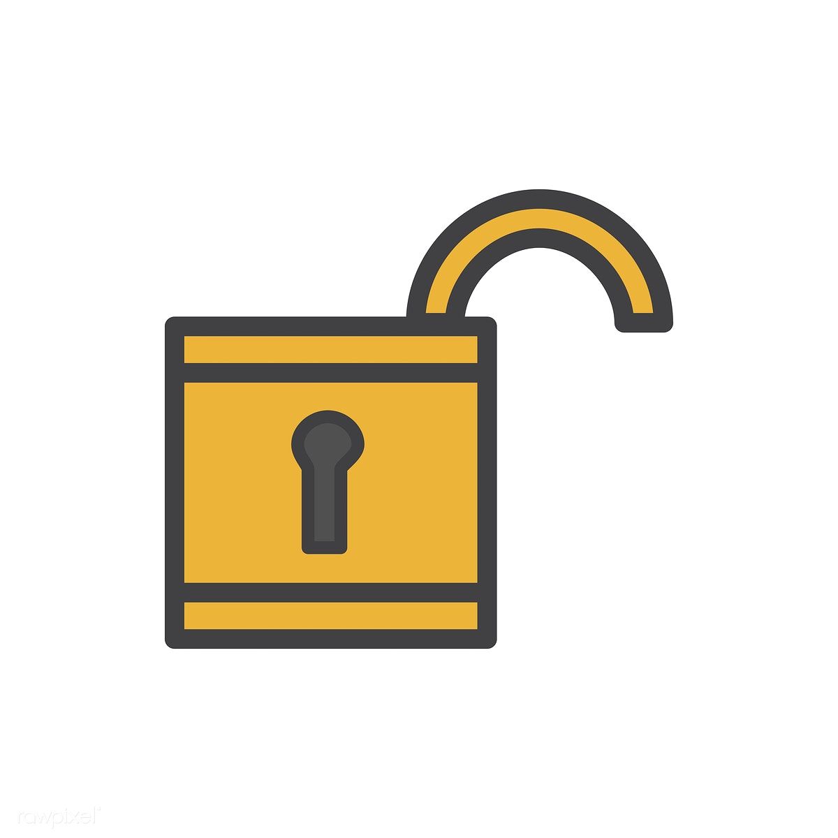 1200x1200 Illustration Of Lock Icon Free Image