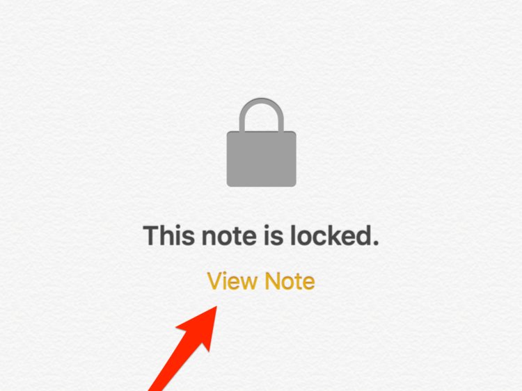 750x563 How To Lock Notes On An Iphone With Password Protection