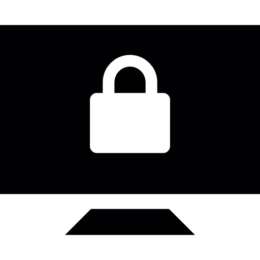 512x512 Locked Computer Screen Icons Free Download