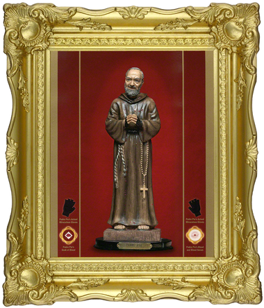380x444 Most Miraculous Image Of Saint Padre Pio Exuding Blood Like