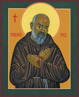 275x339 Padre Pio Icon