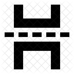 256x256 Page Break Icon Of Glyph Style