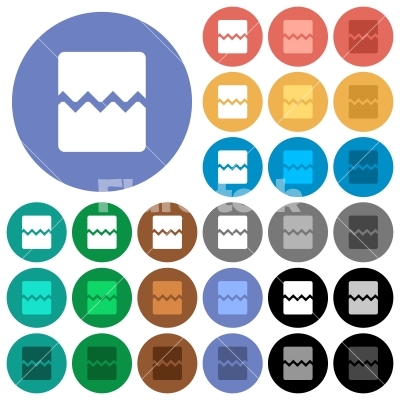 400x400 Page Break Round Flat Multi Colored Icons