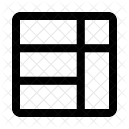 256x256 Page Layout Icon Of Line Style