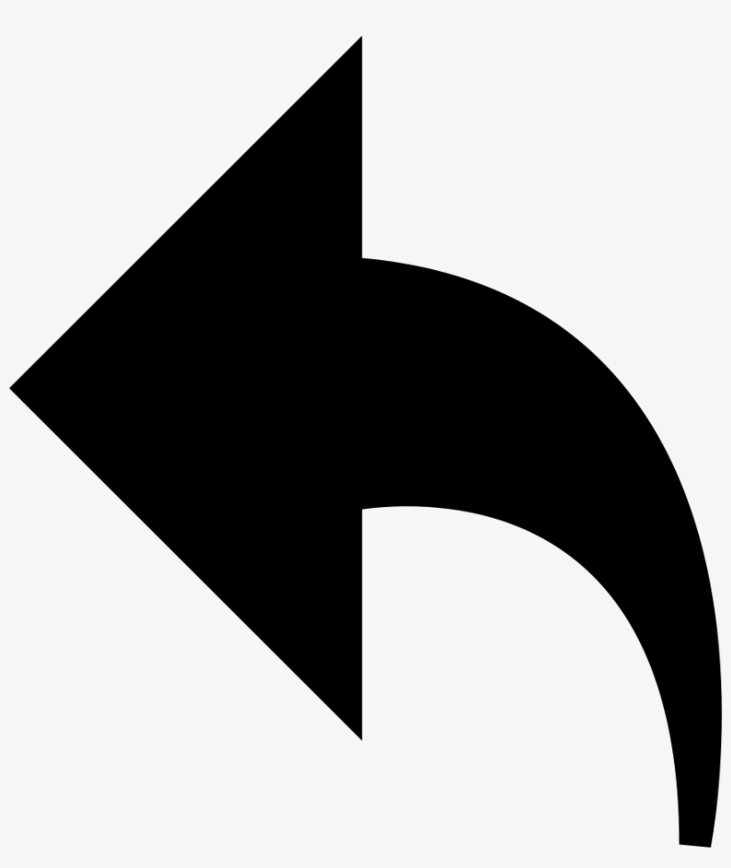 820x974 Left Curved Arrow Png Icon Free