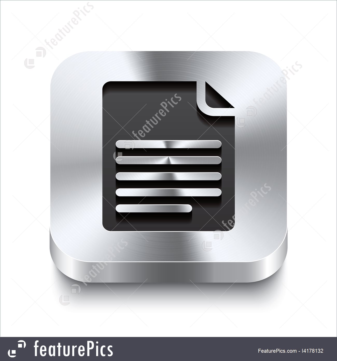 1300x1392 Emblems And Symbols Square Metal Button Perspektive