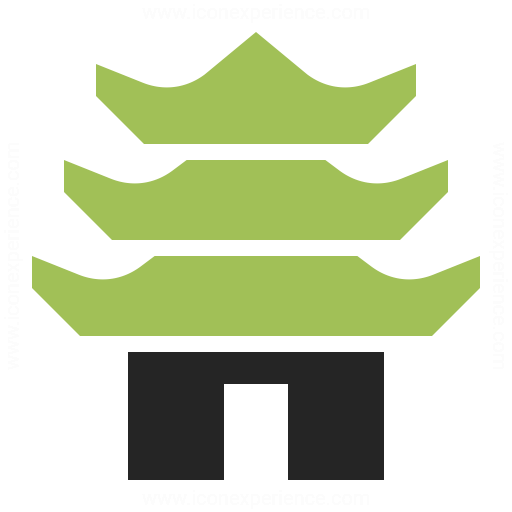 512x512 Pagoda Icon Iconexperience
