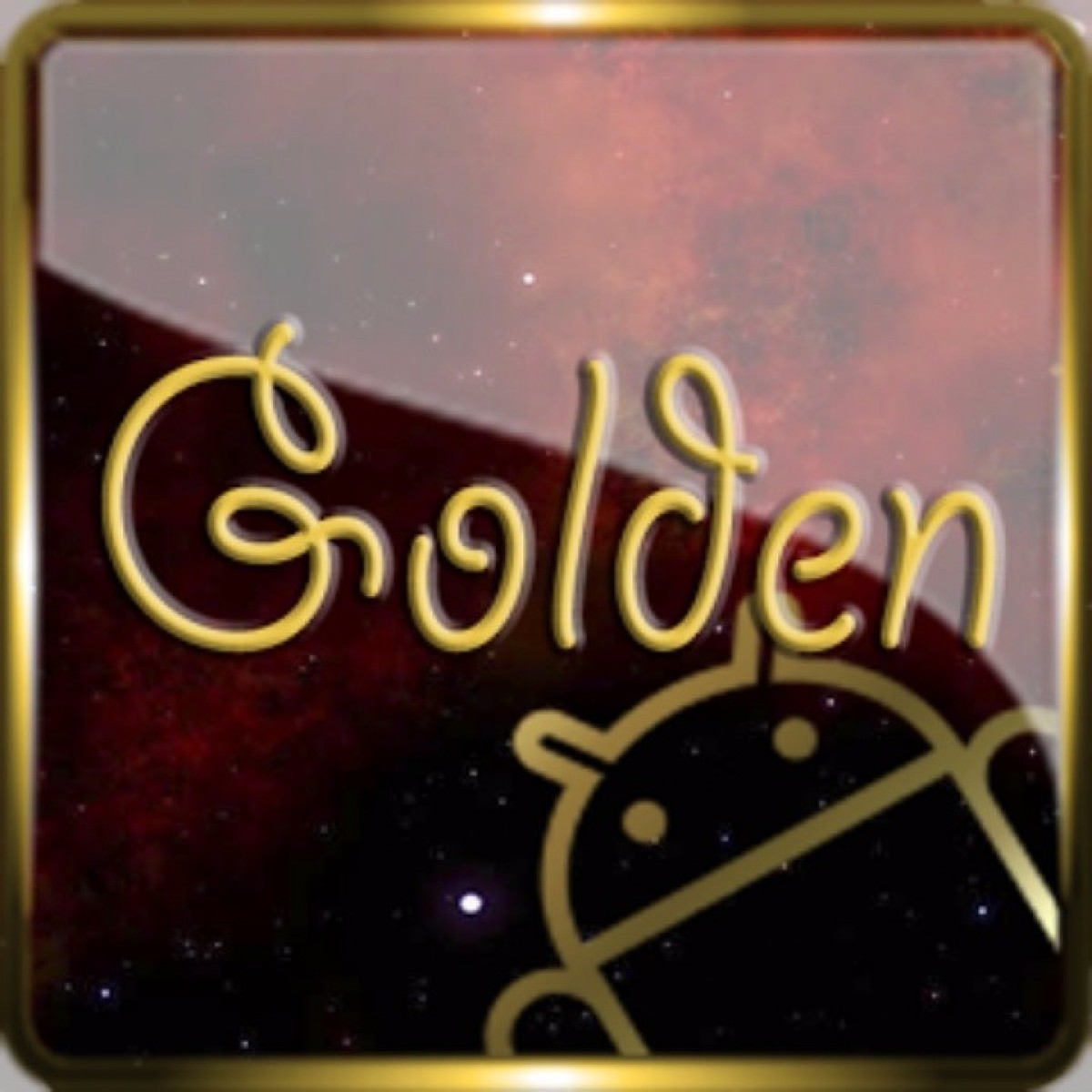 1200x1200 Golden Glass Nova Icon Pack