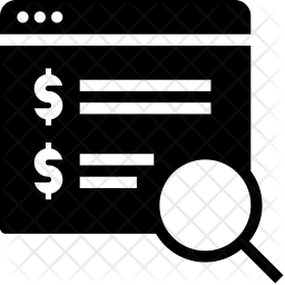 256x256 Paid Search Icon Of Glyph Style