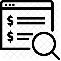 256x256 Paid Search Icon Of Line Style