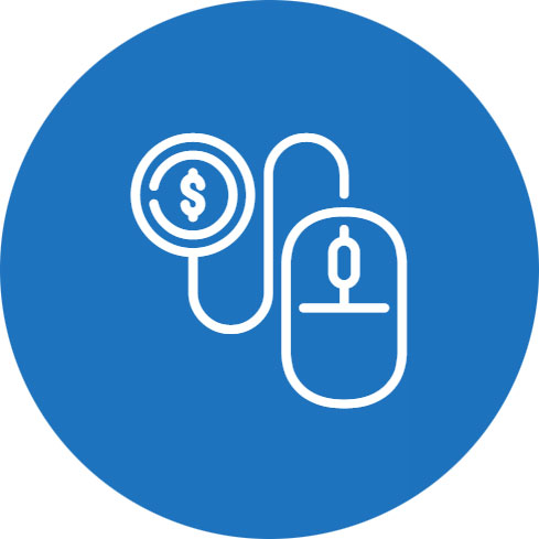 489x489 Paid Search Icon Large Electric Bricks Digital Marketing