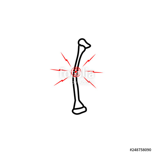 500x500 Fractures, Bone, Pan Element Of Health Care For Mobile